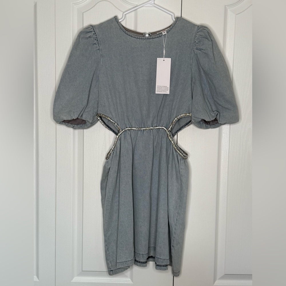 NWT geegeeclothing Country western rhinestone dress